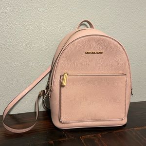 Micheal Kors pink backpack
